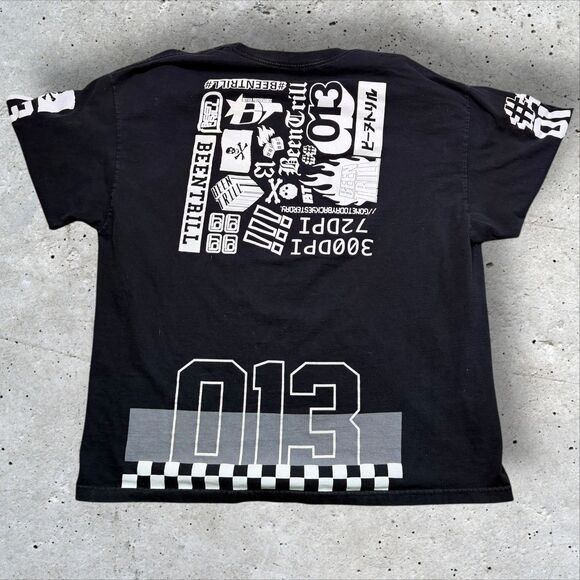 Been Trill “100 Checkered Flag” Long Sleeve Shirt XXL Black Racing Graphic - Picture 2 of 11